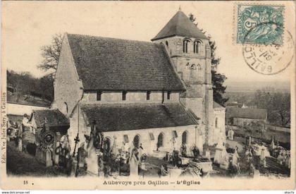 CPA AUBEVOYE pres Gaillon - L'Eglise (1149425)