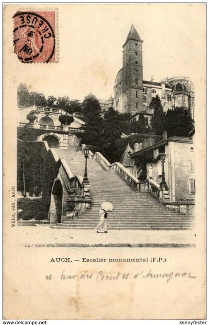 Auch - Escalier monumental