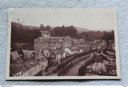 Cpa 1949, Aumale, vue générale, école départementale, Seine maritime 76