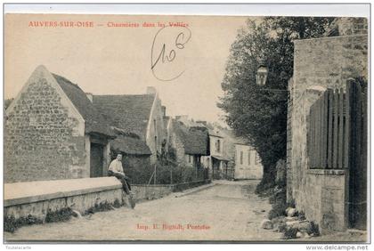 CPA 95  AUVERS SUR OISE CHAUMIERES DANS LES VALLEES