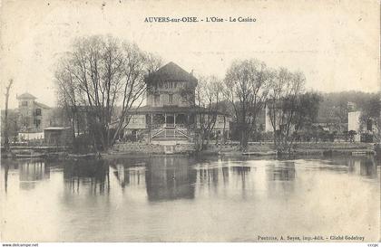 CPA Auvers-sur-Oise L'Oise Le Casino