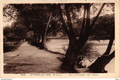 CPA AUVERS-sur-OISE - Vue artisique sur l'Oise (107868)