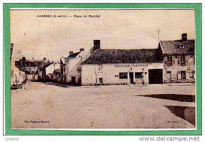 AVERNES -- Place du Marché