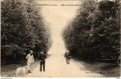 CPA AVERNES - Allees de Gadaneou (107678)