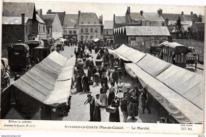 CPA AK Avesnes-le-Comte - Le Marché (220180)