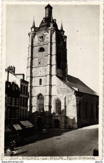 CPA AK AVESNES-sur-HELPE - L'Église St-NICOLAS (513266)