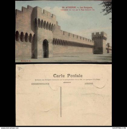 84 - Avignon - Les remparts