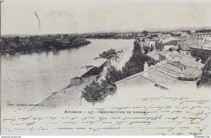 84 - Avignon - Perspective du Rhône