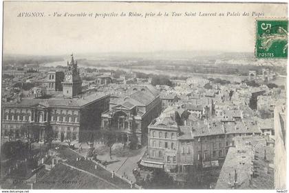 Avignon - Vue d'ensemble du Rhône