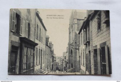 Cpa 1916, Avranches, rue du docteur Gilbert, Manche 50