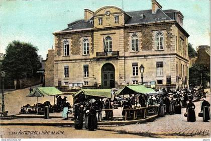 CPA AVRANCHES - d'Hotel de Ville (209362)