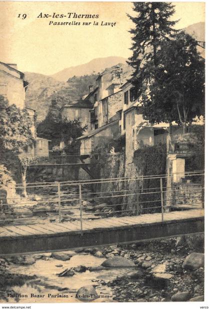 Carte postale ancienne de AX les THERMES