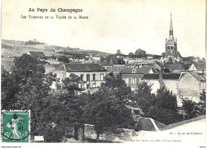 Carte   POSTALE  Ancienne de  AY en CHAMPAGNE -