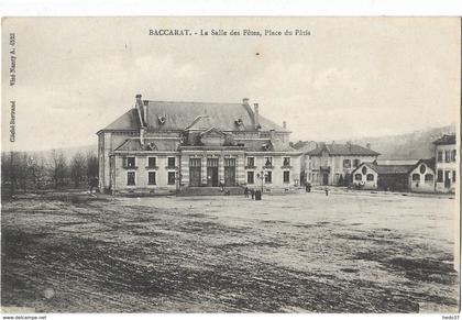 Baccarat - La Salle des Fêtes, Place du Pâtis