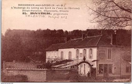 77 BAGNEAUX sur LOING - L'Auberge du Loing au bords de l'eau