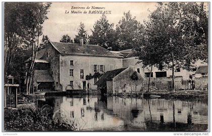 77 BAGNEAUX SUR LOING - vue du moulin