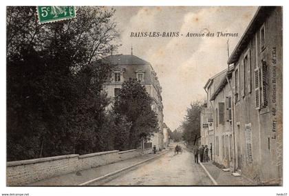 Bains les Bains - Avenue des Thermes