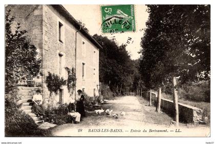 Bains les Bains - Entrée du Bertramont