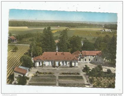 cp , en avion au dessus de .... 37 , BALLAN , l'HOSPITALITE , maison de repos , écrite 1968 , ed : Sofer 21