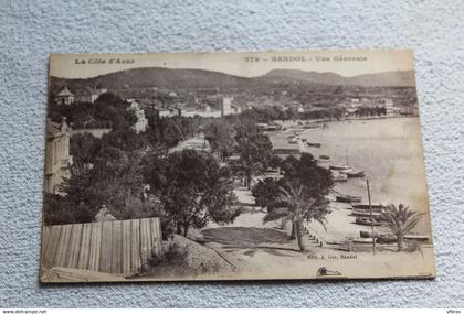 Cpa 1918, Bandol, vue générale, Var 83