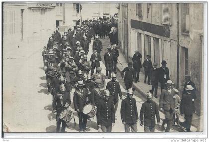 BAR SUR AUBE - Fanfare, Pompiers - CARTE PHOTO