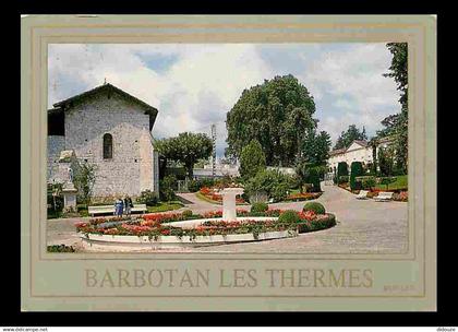 32 - Barbotan les Thermes - Le Parc - Fleurs - Flamme Postale de Barbotan les Thermes - CPM - Voir Scans Recto-Verso