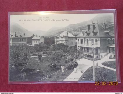 CPA - Barcelonnette - Un groupe de Villas