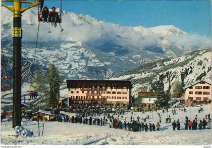 CPM BARCELONNETTE La Sauze sur Barcelonnette - Telesiege et Hotels (1209812)