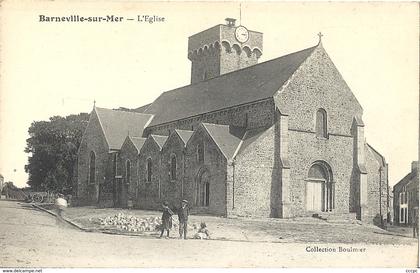 CPA Barneville-sur-Mer L'Eglise