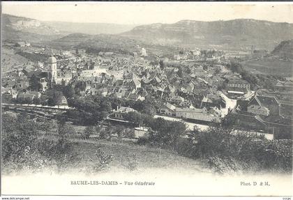 CPA Baume-les-Dames Vue générale