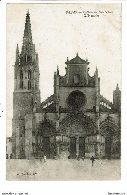 CPA Carte Postale-France-Bazas- Cathédrale Saint Jean- -1913-VM27568d