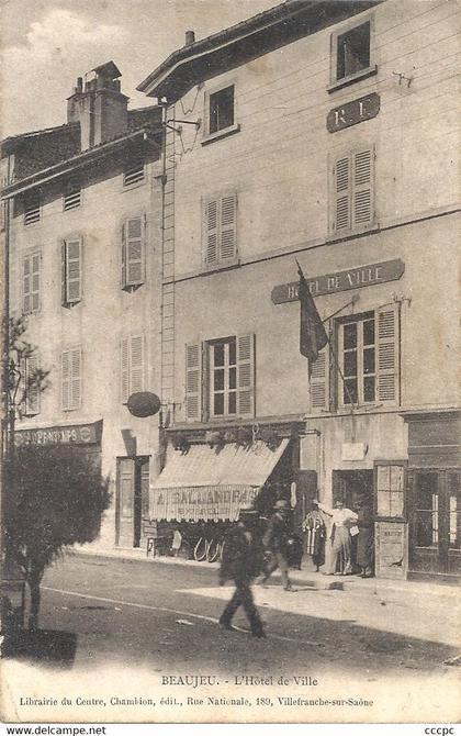 CPA Beaujeu l'Hôtel de Ville