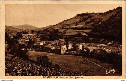 CPA BEAUJEU Vue générale Rhone (102126)