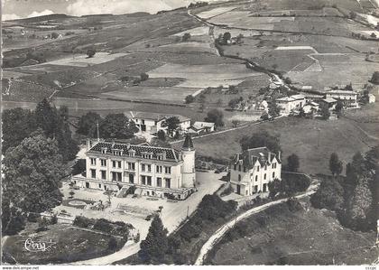 CPSM Beaujeu vue aérienne du château des Ardillats