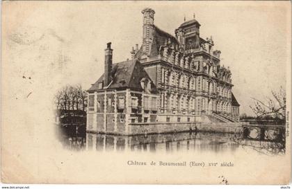 CPA Chateau de BEAUMESNIL (29310)