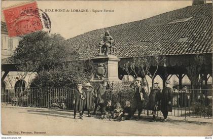 CPA Beaumont de Lomagne Square Fermat FRANCE (1094891)