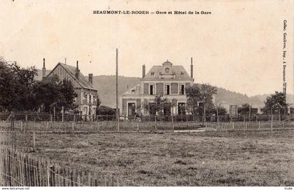 BEAUMONT-LE-ROGER GARE ET HOTEL DE LA GARE