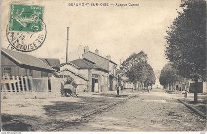 CPA Beaumont-sur-Oise Avenue Carnot