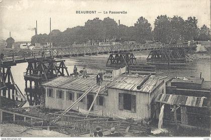 CPA Beaumont-sur-Oise La Passerelle