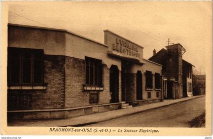 CPA BEAUMONT-sur-OISE --le-SECteur Electrique (107150)