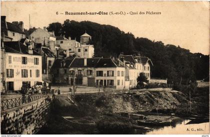 CPA BEAUMONT-sur-OISE (S.-et-O.) - Quai des Pecheurs (290743)