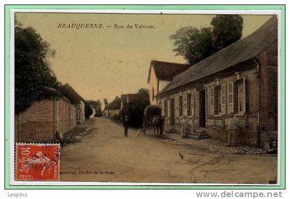 80 - BEAUQUESNE --  Rue de Valvion