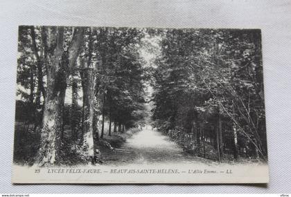 Beauvais sainte Hélène, lycée Félix Faure, l'allée Emma, Oise 60