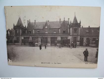 CPA  Beauvais    La Gare