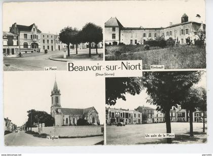 BEAUVOIR SUR NIORT - Vues multiples (1964)