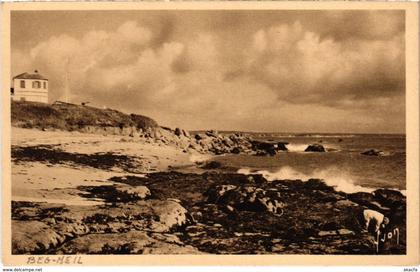 CPA Beg Meil- Plage des Dunes et Semaphore FRANCE (1025570)