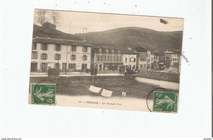 BEHOBIE 27 LA GRANDE RUE (RESTAURANT DE LA BIDASSOA PROPRIETAIRE  S MARTIN ET DILIGENCES PP) 1914