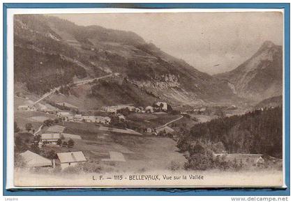 74 - BELLEVAUX --  Vue sur la Vallée