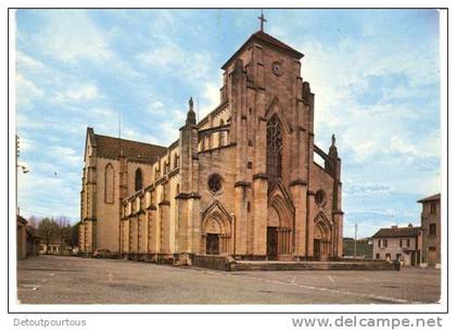 BELMONT DE LA LOIRE eglise poste ptt vers 1970