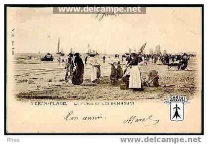 62 Berck-Plage Berck - N°1494 Berck-Plage - La Plage et les Baigneurs - cpa